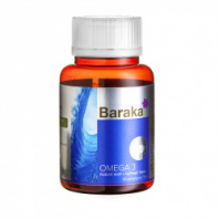 Рыбий жир с маслом чёрного тмина 90 кап. BARAKA Рыбий жир с маслом чёрного тмина 90 кап. BARAKA