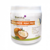 Масло Кокосовое нерафинированное 250 мл. BARAKA