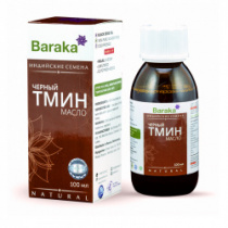 Масло Чёрного тмина нерафинированное Индийские семена 100 мл. BARAKA