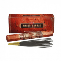 Аромапалочки AMBER - SANDAL "Амбер - Сандал" 20 шт. HEM HEXA