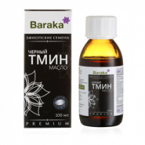 Масло Чёрного тмина нерафинированное Эфиопские семена 100 мл. BARAKA